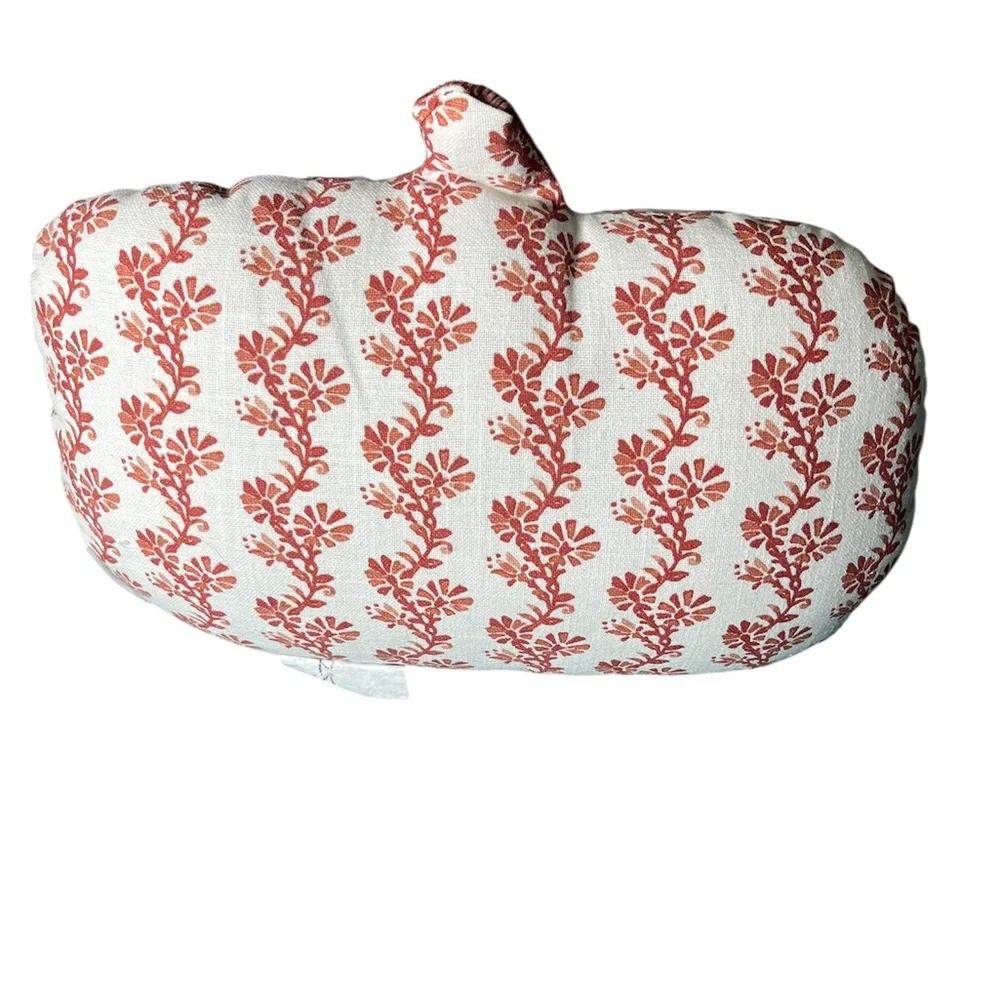 Climbing Vines Stamp Pumpkin-Shaped Throw Pillows (2)